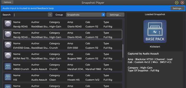 Audio Assault, Snapshot Player ve Snapshot Maker'ı tanıttı