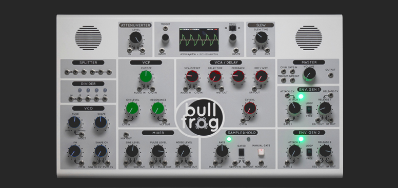 Erica Synths, Bullfrog XL eğitici analog synth'i piyasaya sürüyor